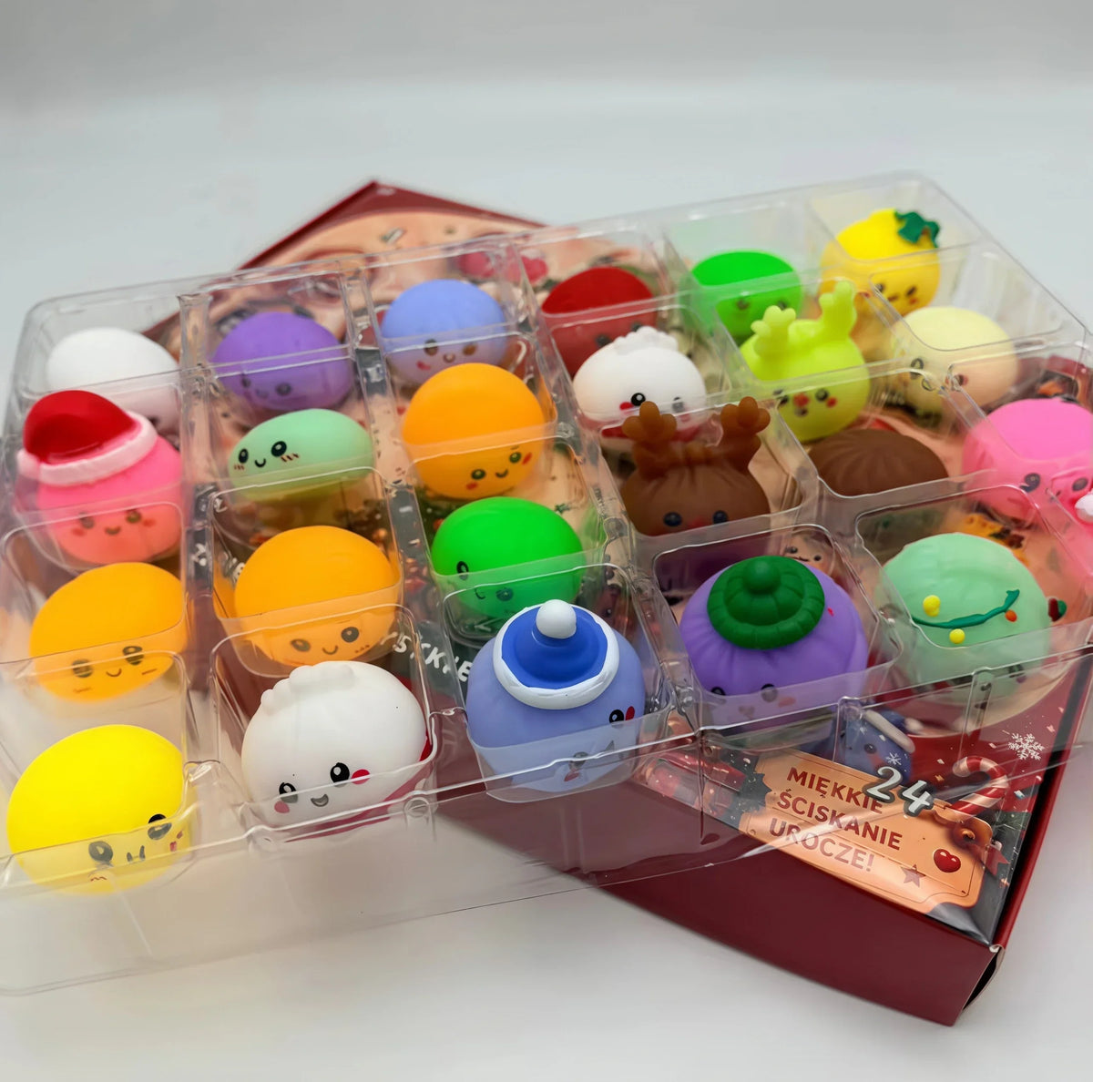 Mystery Dumpling Advent Calendar – 24 Days of Christmas Squishy Surprises