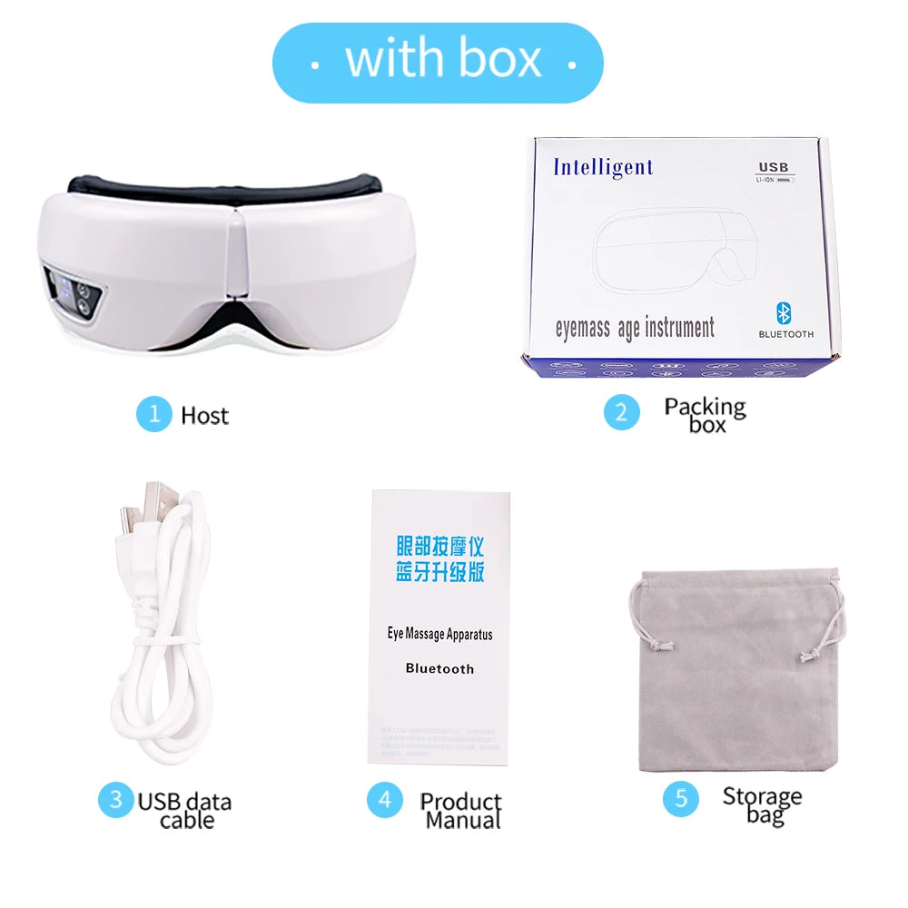 Heated Eye Massager with Bluetooth Music