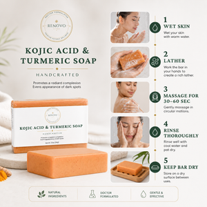Kojic Acid & Turmeric Soap
