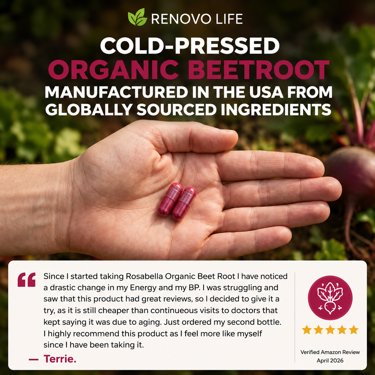 Renovo Life Beetroot Capsules
