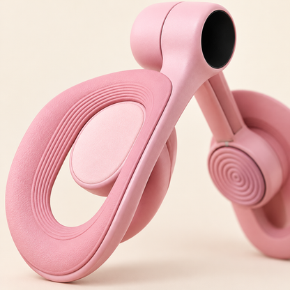 Soft-touch non-slip pad and spring detail